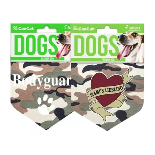 [916] Bandana para perro camuflada CanCat